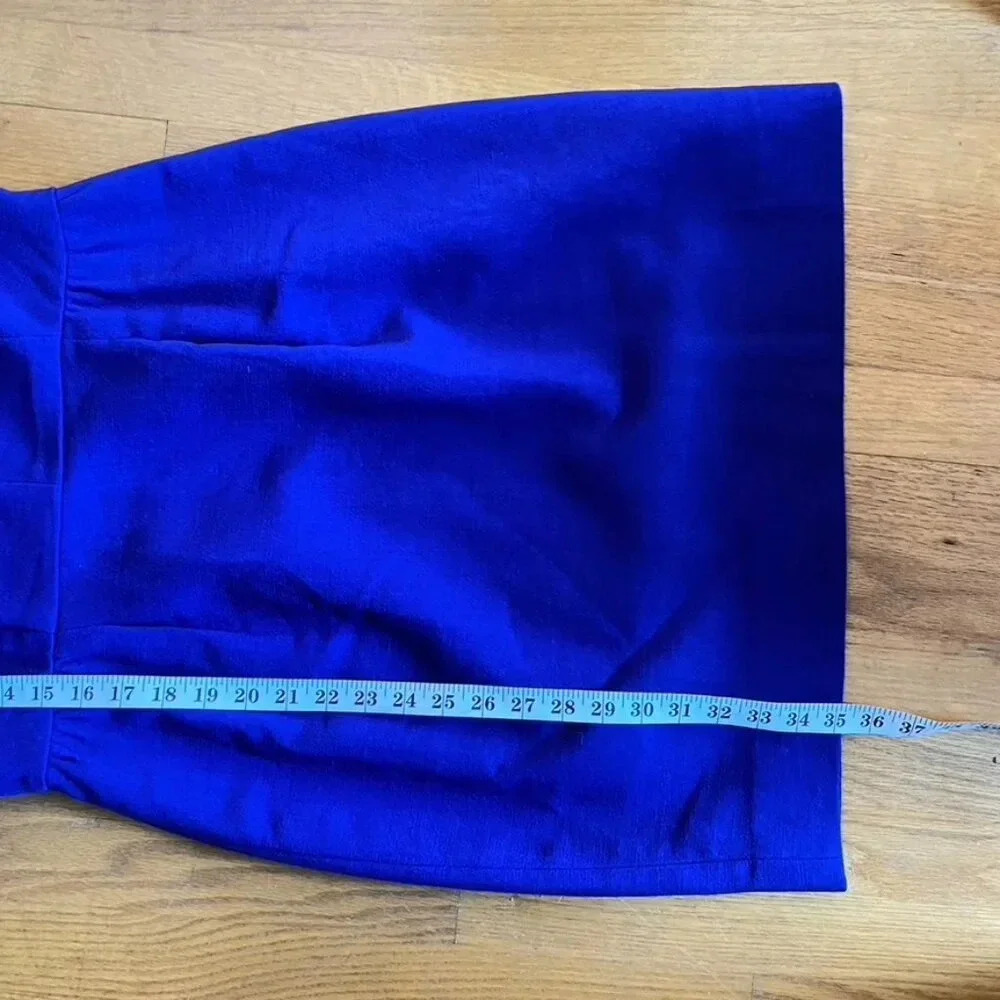 J. Crew Blue 100% Wool Teddie Dress - Picture 13 of 13